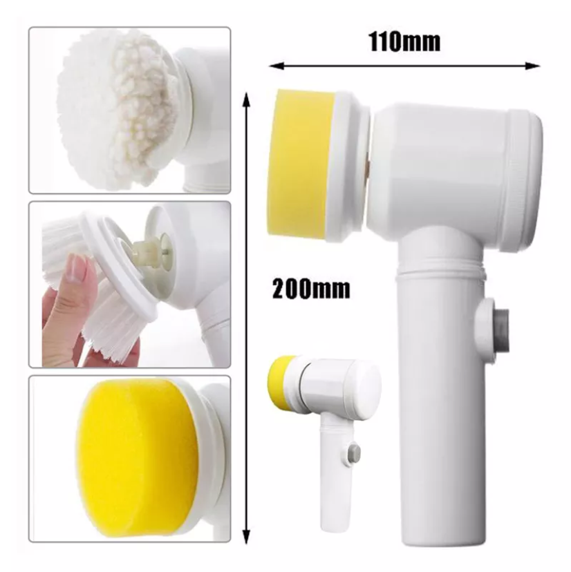 Electric Cleaning Brush - 5 in 1 Powerful Electric Scrubber - Topshop LLC